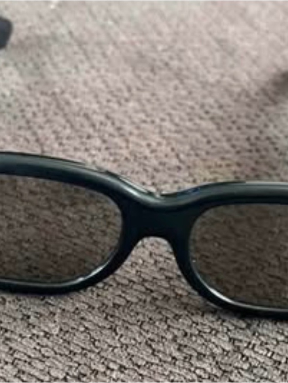 Black VR/3D Active Shutter Glasses